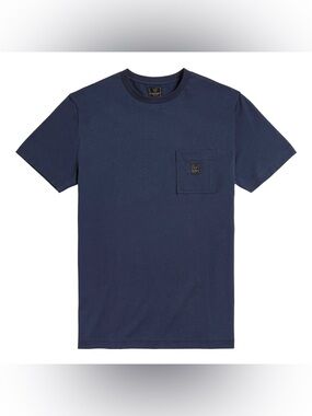 Triumph Navy Pocket Crew Tee